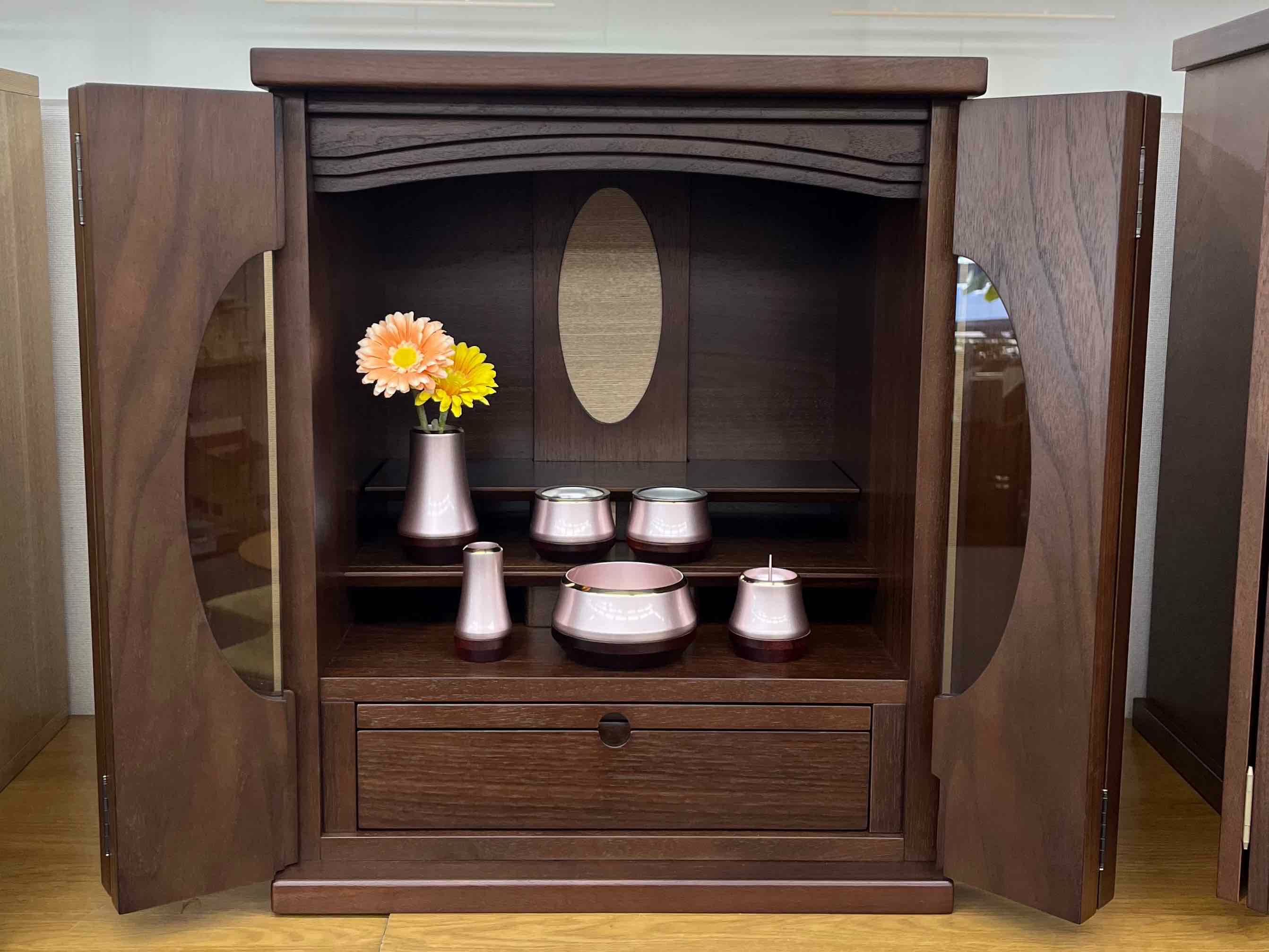 モダン仏具セット ロゼ 6点セット2色 | 仏壇・位牌通販のふたきや